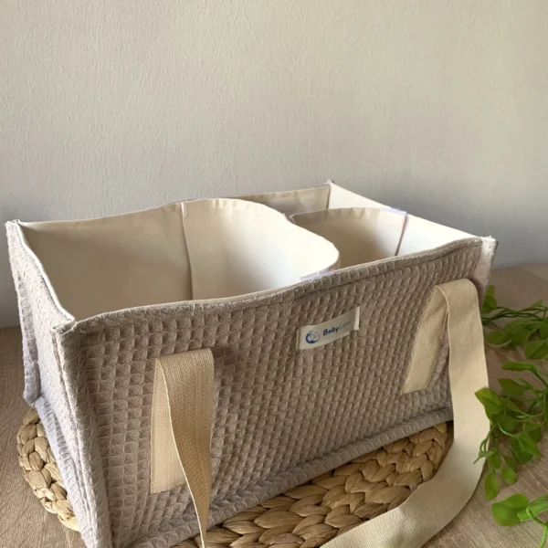 Panier de Rangement Portable pour Bébé marron