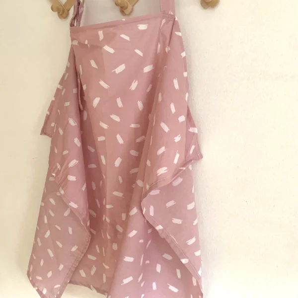 Tablier d’Allaitement 100% Coton 70×100 cm - saumon