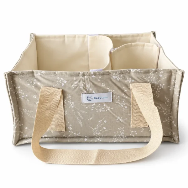Panier de Rangement Portable pour Bébé beige